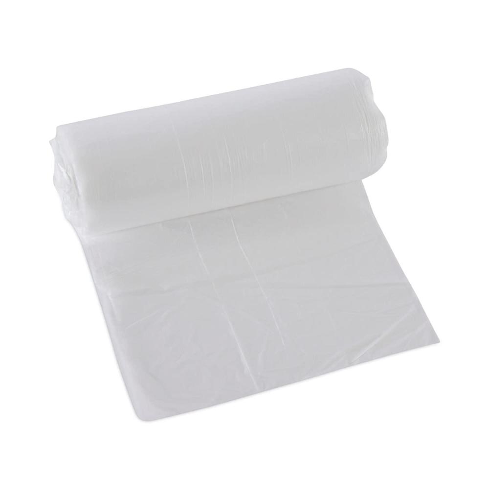 image:imageBoardwalk 243306 HighDensity Can Liner 1216gal 24 x 33 6mic Natural 50 Bags per Roll Case of 20 RollsNatural