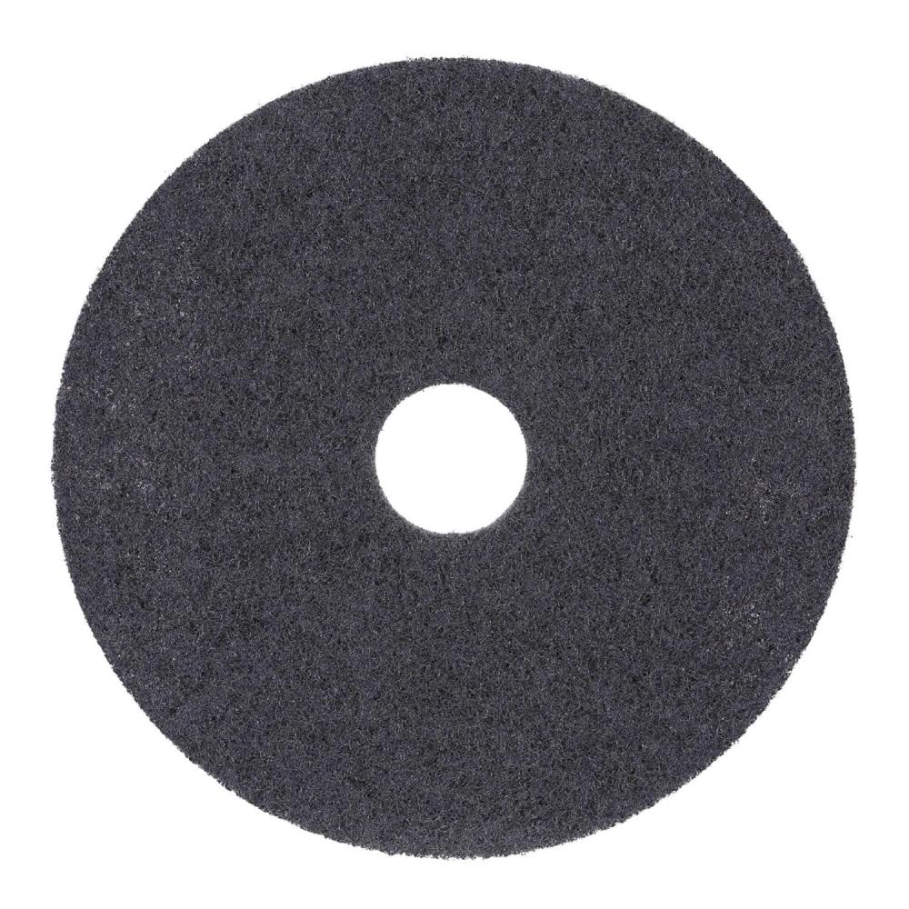 image:imageBoardwalk BWK4017HIP High Performance 17 in Stripping Floor Pads  Grayish Black 5Carton