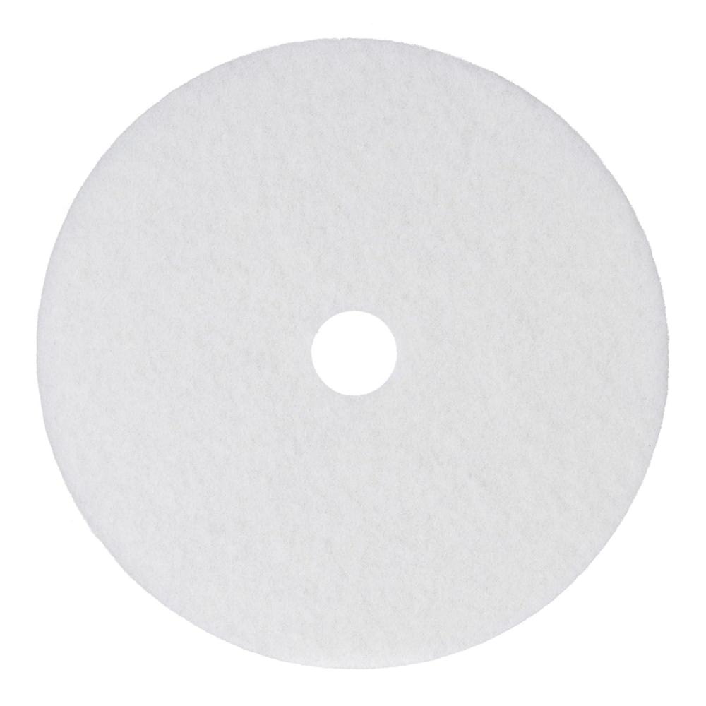 image:imageBoardwalk BWK4024WHI 24 in Diameter Polishing Floor Pads  White 5Carton