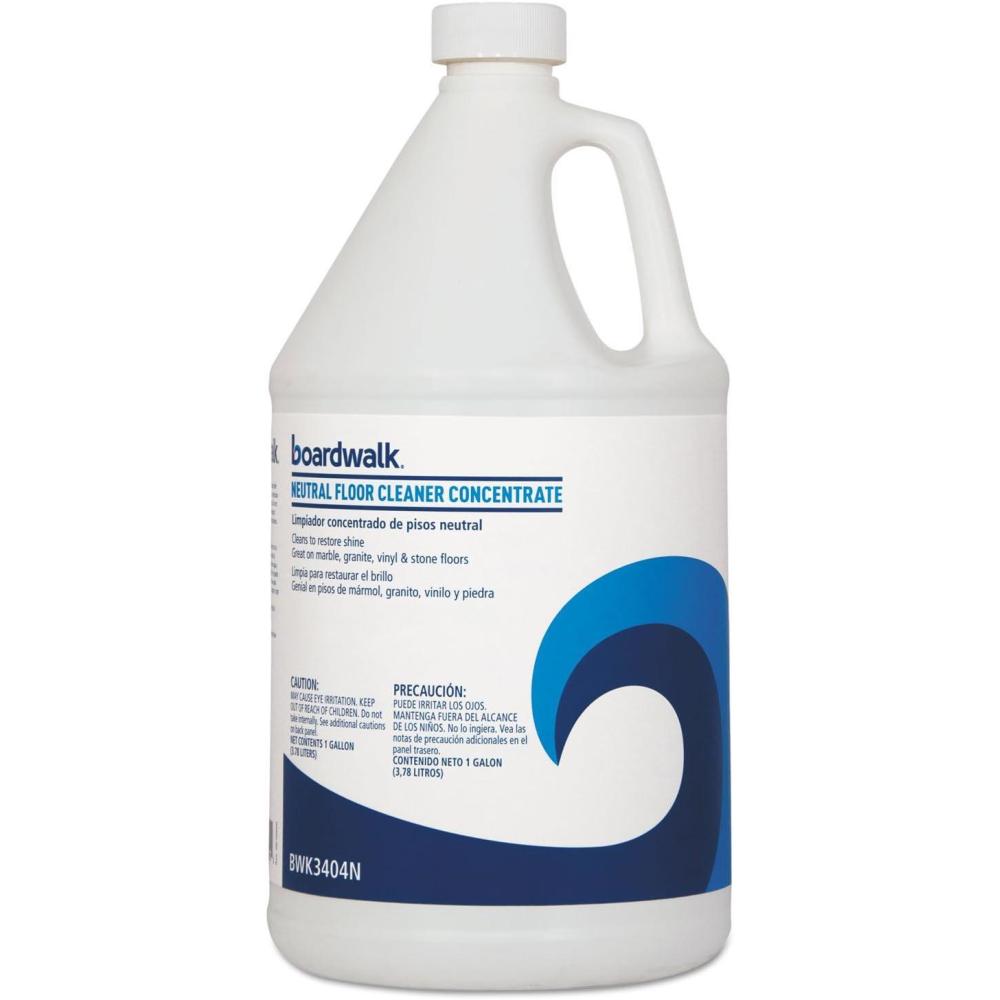 image:imageBoardwalk BWK4404NEA 1 Gallon Bottle Lemon Scent Neutral Floor Cleaner Concentrate4 Count Pack of 1