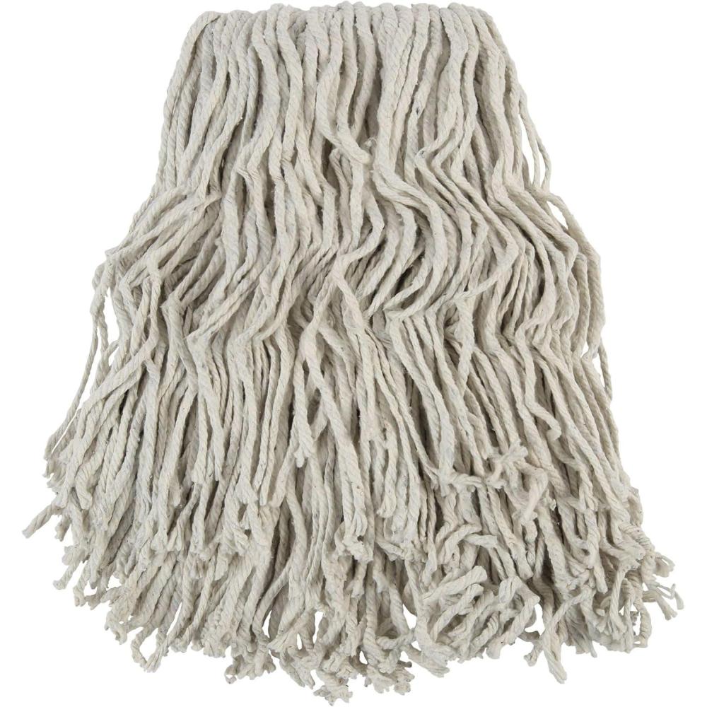 image:imageBoardwalk BWKCM02024S 24 Banded Cotton Mop Heads  White 12Carton
