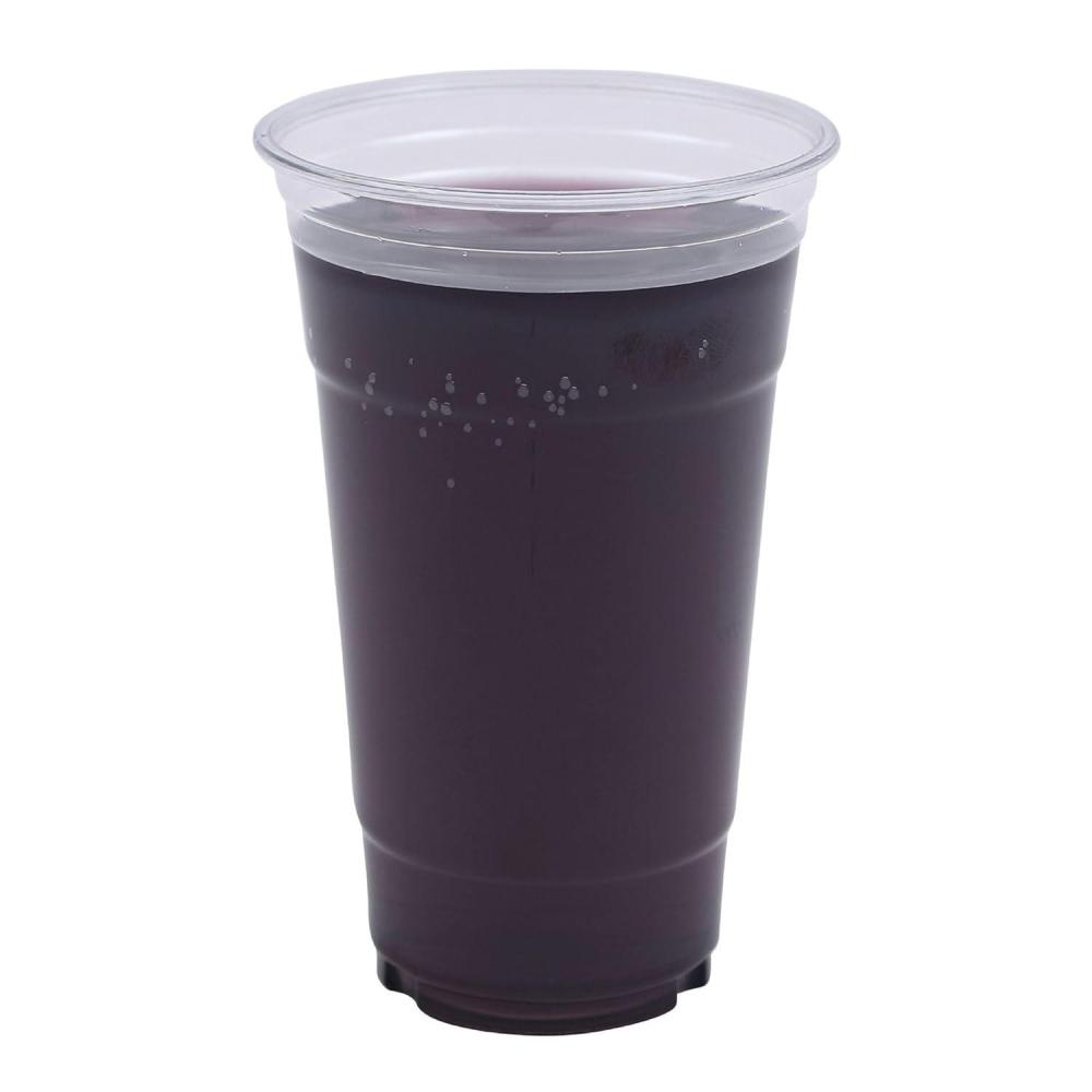 image:imageBoardwalk Clear Plastic Cold Cups 24 oz PET 50 CupsSleeve 12 SleevesCarton