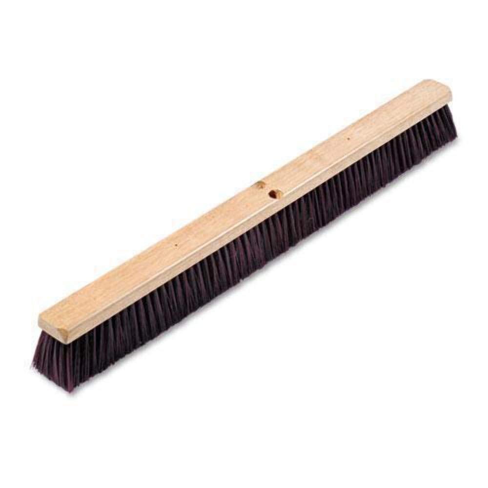 image:imageBoardwalk Floor Brush Head 325 Maroon Stiff Polypropylene Bristles 36 Brush