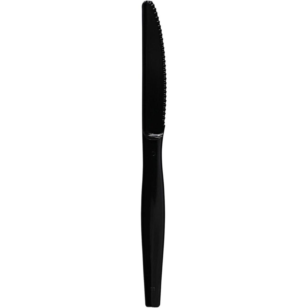image:imageBoardwalk Heavyweight Polystyrene Cutlery Knife Black 1000carton