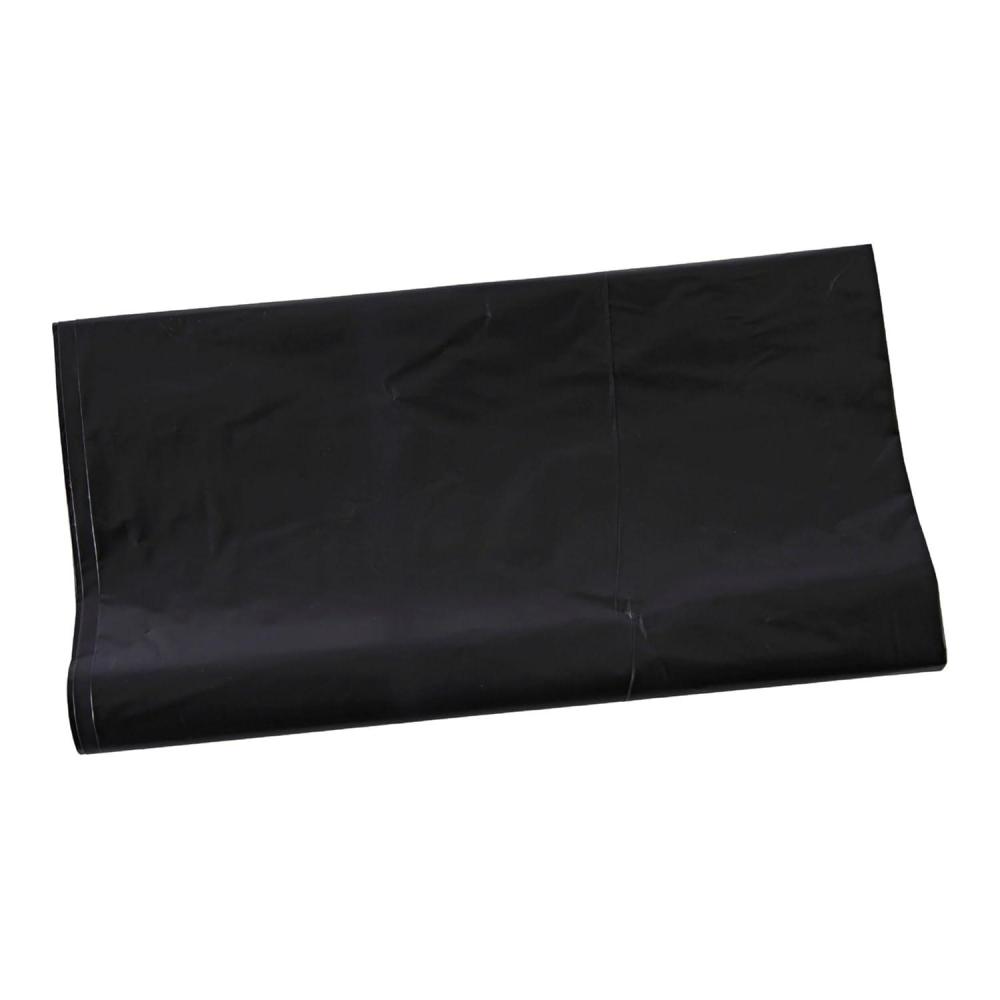 image:imageBoardwalk High Density Industrial Can Liners Coreless Rolls 45 gal 16 microns 40 x 48 Natural 25 BagsRoll 10 RollsCartonBlack