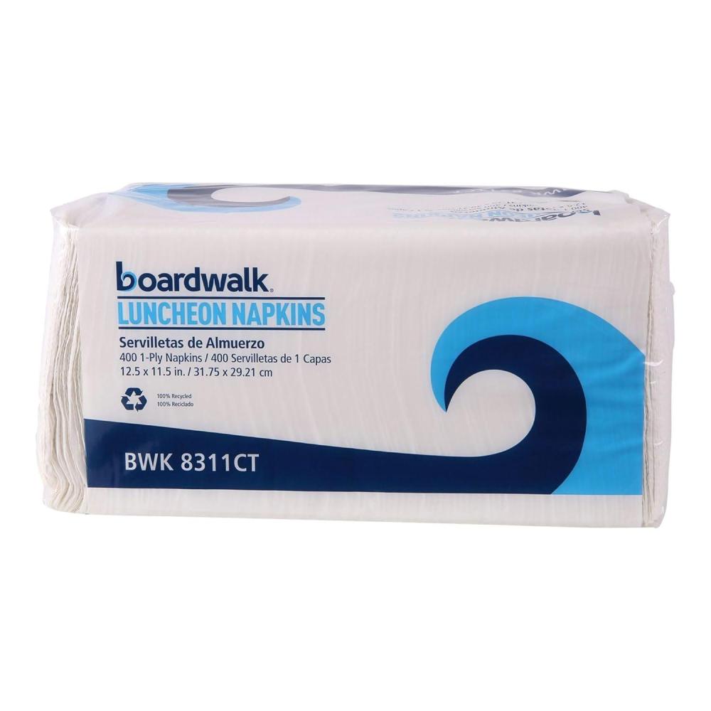 image:imageBoardwalk Office Packs Lunch Napkins 1Ply 12 x 12 White 2400Carton