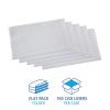 Boardwalk 56 Gallon, 43″ x 48″ – 200 Box High Density Industrial Garbage Bags, Flat Pack Can Liners, Natural Color, Flat Pack, Star Seal Bottom(White)