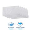 Boardwalk 56 Gallon, 43″ x 48″ – 200 Box High Density Industrial Garbage Bags, Flat Pack Can Liners, Natural Color, Flat Pack, Star Seal Bottom(natural)