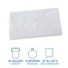 Boardwalk 56 Gallon, 43″ x 48″ – 200 Box High Density Industrial Garbage Bags, Flat Pack Can Liners, Natural Color, Flat Pack, Star Seal Bottom(natural)
