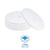 Boardwalk BWK4021WHI 21 in. Diameter Polishing Floor Pads – White (5/Carton)