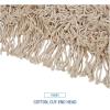 Boardwalk BWKM365C 36 in. x 5 in. Cotton Head 60 in. Wood Handle Cotton Dry Mopping Kit – Natural (1-Kit)