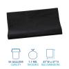 Boardwalk High Density Industrial Can Liners Coreless Rolls, 45 gal, 16 microns, 40 x 48, Natural, 25 Bags/Roll, 10 Rolls/Carton(Black)