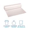 Boardwalk High Density Industrial Can Liners Coreless Rolls, 45 gal, 16 microns, 40 x 48, Natural, 25 Bags/Roll, 10 Rolls/Carton(Transparent)
