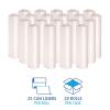 Boardwalk High Density Industrial Can Liners Coreless Rolls, 45 gal, 16 microns, 40 x 48, Natural, 25 Bags/Roll, 10 Rolls/Carton(Transparent)