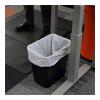 Boardwalk Linear Low Density Industrial Can Liners, 10 gal, 0.5 mil, 24 x 23, White, 500/Carton