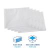 Boardwalk Linear Low Density Industrial Can Liners, 60 gal, 0.7 mil, 38 x 58, White, 100/Carton(White)