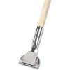 Boardwalk 1490 Clip-On Dust Mop Handle, Lacquered Wood, Swivel Head, 1″ Dia. x 60in Long