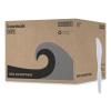Boardwalk Heavyweight Wrapped Polypropylene Cutlery, Knife, White, 1,000/Carton