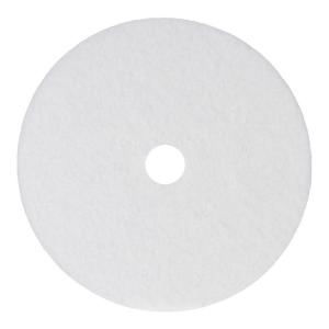 Boardwalk BWK4024WHI 24 in. Diameter Polishing Floor Pads – White (5/Carton)