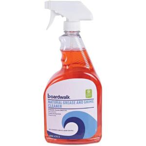 Boardwalk BWK47612EA 32 oz. Spray Bottle Green Natural Grease and Grime Cleaner
