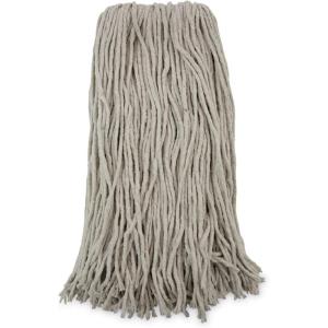 Boardwalk Premium Cut-End Wet Mop Heads, Cotton, 20oz, White, 12/Carton