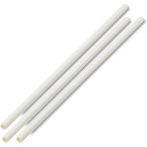 Boardwalk Unwrapped Paper Straws, 7.75″ X 0.25″ White, 4,800 Straws/carton