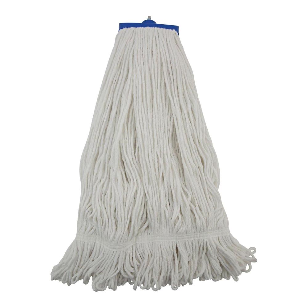image:imageBoardwalk BWK824R 24 oz LieFlat Rayon Fiber Mop Head  White 12Carton