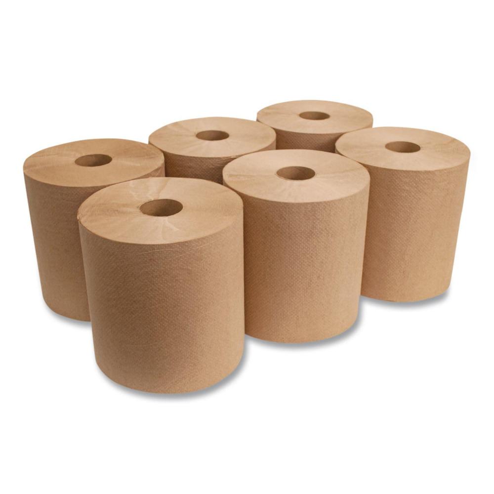 image:imageBoardwalk Boardwalk Green Universal Roll Towels 1Ply 8 x 800 ft Natural White 6 RollsCartonNatural