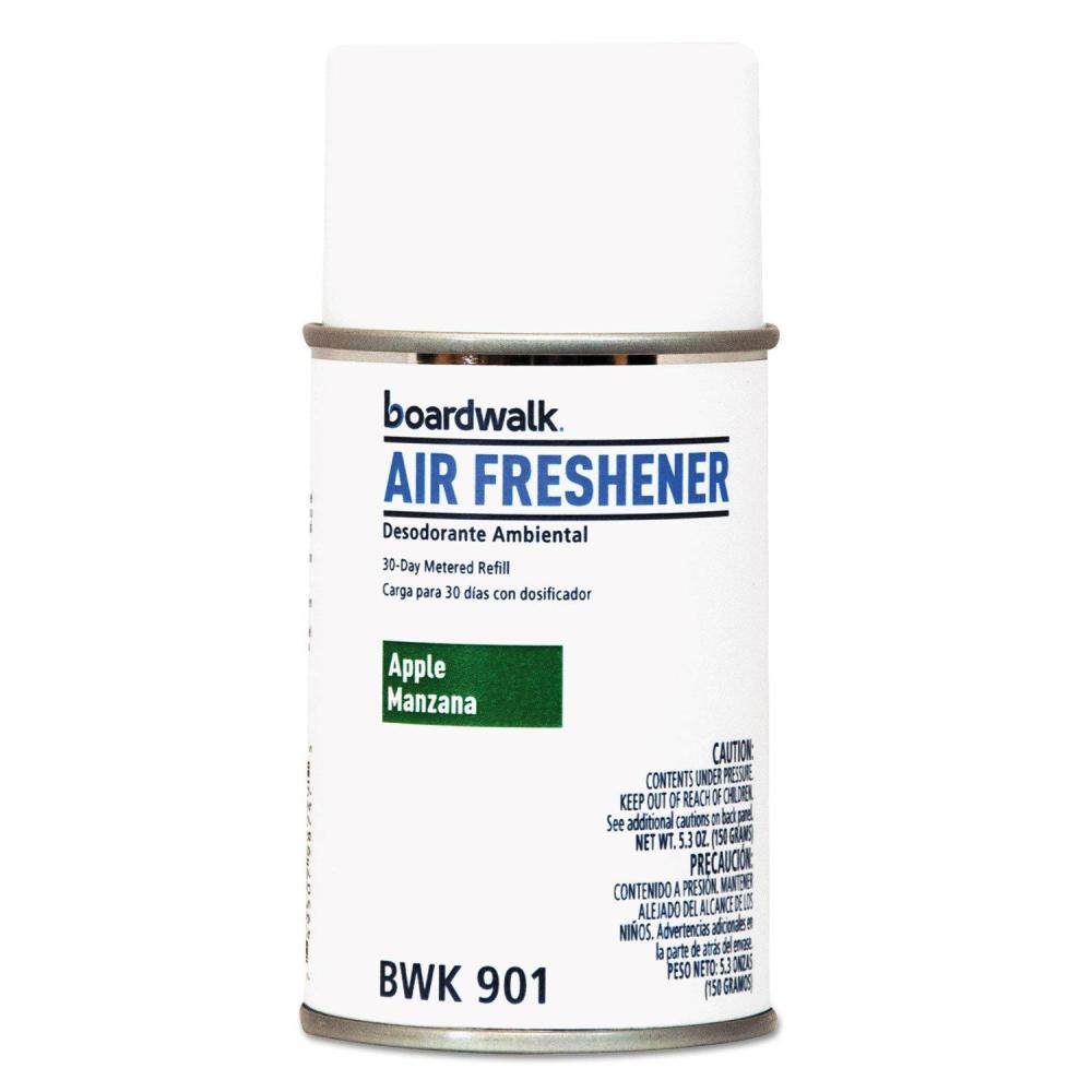 image:imageBoardwalk Metered Air Freshener Refill 12Pack 7 oz Aerosol Spray Powder Mist Scent Fits Most Standard Dispensers Lasts For 30 DaysApple Harvest