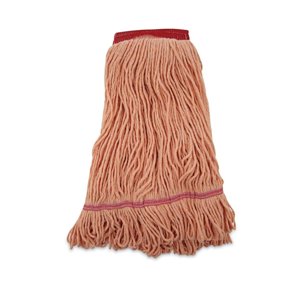 image:imageBoardwalk Super Loop Wet Mop Head CottonSynthetic Fiber 5 Headband Large Size Orange 12Carton