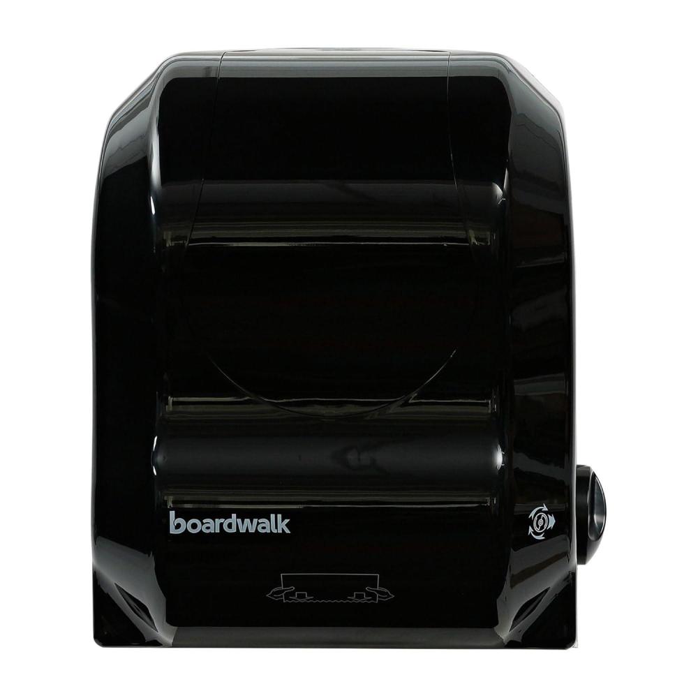 image:imageBoardwalk T7470BKBW 1325 in x 1025 in x 1625 in Hands Free Mechanical Towel Dispenser  Black