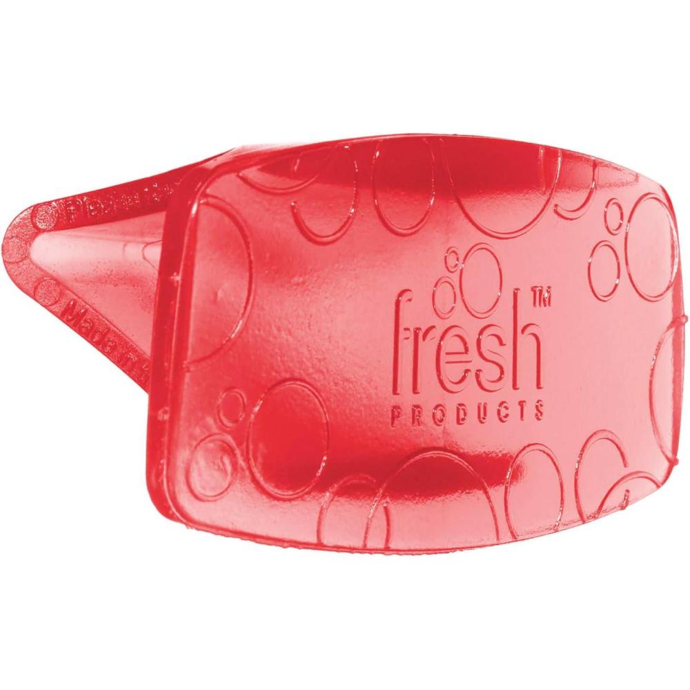 image:imageFresh Products Eco Bowl Clip Air Freshener Versatile Design Toilet Freshener Trash Freshener Chemical Free Natural Oils Discreet Lasts 30 Days Made in the USA Cucumber Melon 12 pkRed