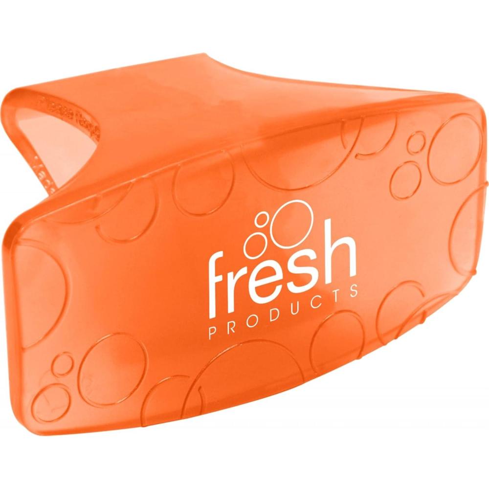 image:imageFresh Products Eco Bowl Clip Air Freshener Versatile Design Toilet Freshener Trash Freshener Chemical Free Natural Oils Discreet Lasts 30 Days Made in the USA Cucumber Melon 12 pkOrange