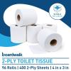 Boardwalk B6144 2-Ply Septic Safe Toilet Tissue – White (96/Carton)