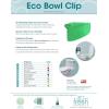 Fresh Products Eco Bowl Clip Air Freshener Versatile Design Toilet Freshener Trash Freshener Chemical Free Natural Oils Discreet Lasts 30 Days Made in the USA Cucumber Melon 12 pk(Multi)