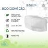Fresh Products Eco Bowl Clip Air Freshener Versatile Design Toilet Freshener Trash Freshener Chemical Free Natural Oils Discreet Lasts 30 Days Made in the USA Cucumber Melon 12 pk(Honeysuckle)