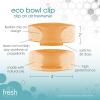 Fresh Products Eco Bowl Clip Air Freshener Versatile Design Toilet Freshener Trash Freshener Chemical Free Natural Oils Discreet Lasts 30 Days Made in the USA Cucumber Melon 12 pk(Summer Sunshine)
