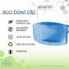 Fresh Products Eco Bowl Clip Air Freshener Versatile Design Toilet Freshener Trash Freshener Chemical Free Natural Oils Discreet Lasts 30 Days Made in the USA Cucumber Melon 12 pk(Blue)