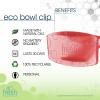 Fresh Products Eco Bowl Clip Air Freshener Versatile Design Toilet Freshener Trash Freshener Chemical Free Natural Oils Discreet Lasts 30 Days Made in the USA Cucumber Melon 12 pk(Red)