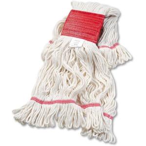 Boardwalk 503BLEA Su/ Loop Wet Mop Head, Cotton/Synthetic, Large Size, Blue(White)