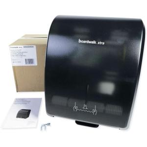 Boardwalk BWK29GREEN 12.31 x 9.31 x 15.94 Xtra Mechanical Hands-Free Towel Dispenser – Black (1/Carton)