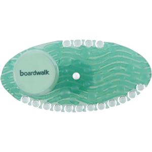 Boardwalk Curve Air Freshener, Cucumber Melon, Green, 10/box, 6 Boxes/carton(60 Count (Pack of 1))
