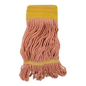Boardwalk Super Loop Wet Mop Head, Cotton/Synthetic Fiber, 5″ Headband, Small Size, Orange, 12/Carton